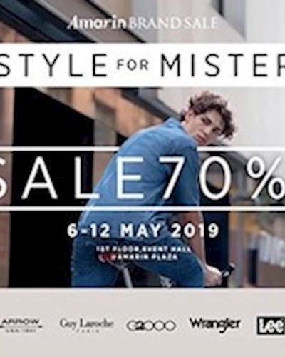 Amarin Brand Sale : Style for Mister Zipevent
