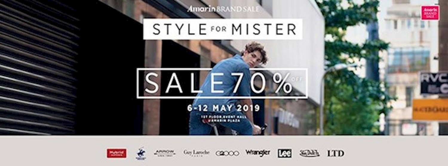 Amarin Brand Sale : Style for Mister Zipevent