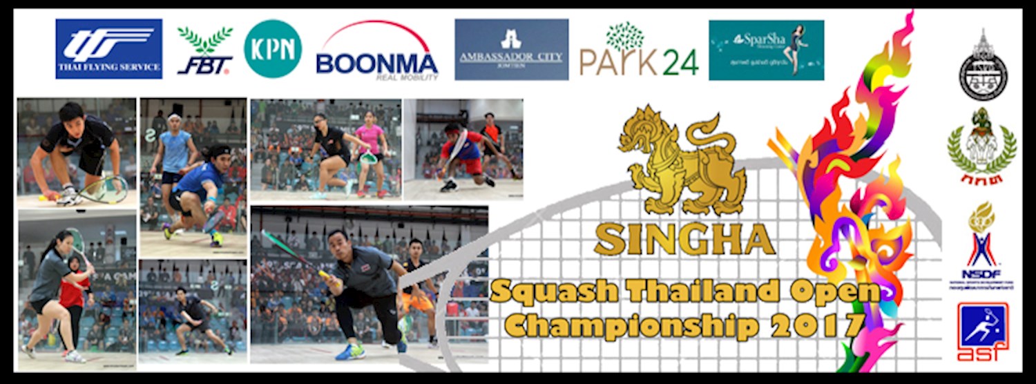 Squash Thailand Open Championship 2017 Zipevent
