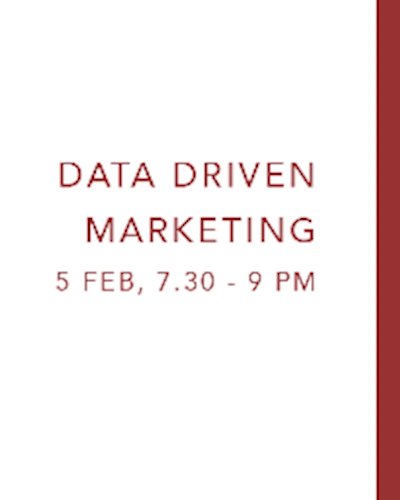 สัมมนาฟรี! Data Driven Marketing (บรรยายอังกฤษ) *เลื่อนการจัด* Zipevent