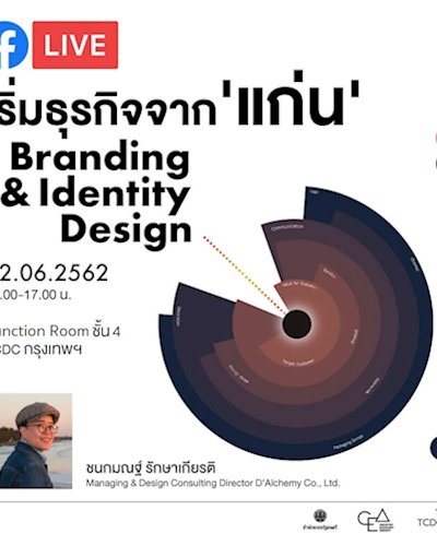  กิจกรรมเวิร์กช็อป “เริ่มธุรกิจจาก ‘แก่น’ : Branding & Identity Design” Zipevent