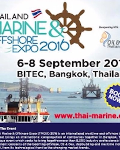 Thailand Marine & Offfshore Expo (TMOX) 2016 Zipevent