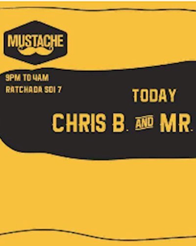 Mustache 50% Hospitality Monday w/ Chris B. & Mr. Felix [Honey Badger] Zipevent