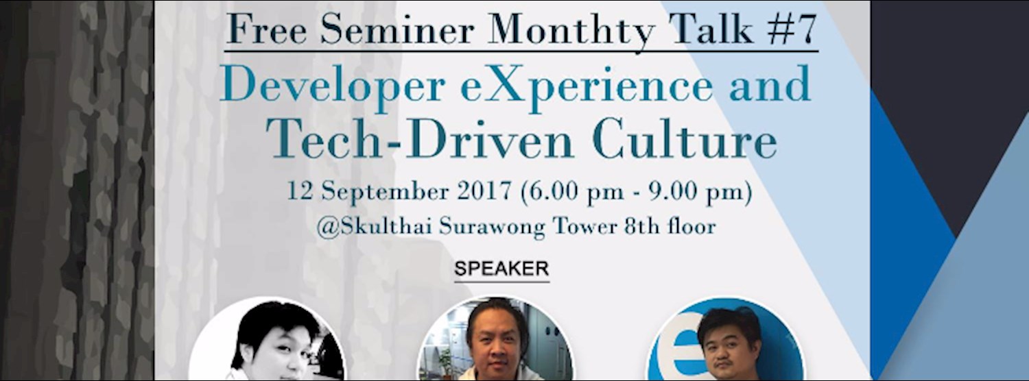 Developer Experience and Tech-Driven Culture Zipevent