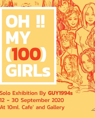 OH MY (100) GIRLs Solo Exhibition by GUY1994s Zipevent