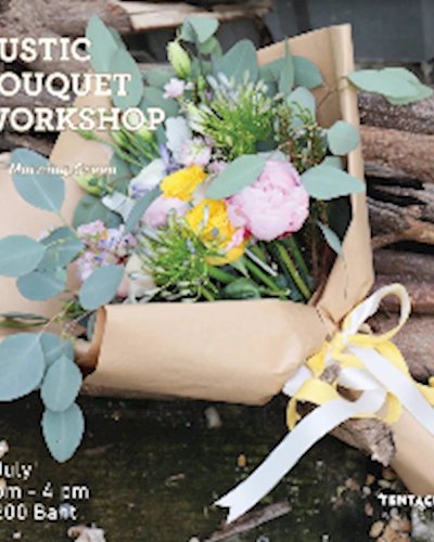 Rustic Bouquet Workshop with MORNING.GREEN Zipevent