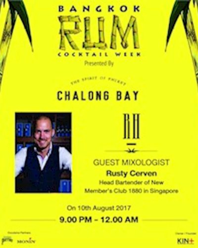 Bangkok RUM Cocktail Event - Rusty Cerven Zipevent