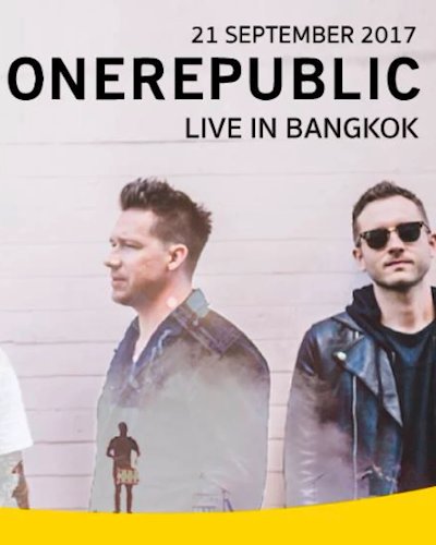 Singha Music presents OneRepublic Live in Bangkok Zipevent