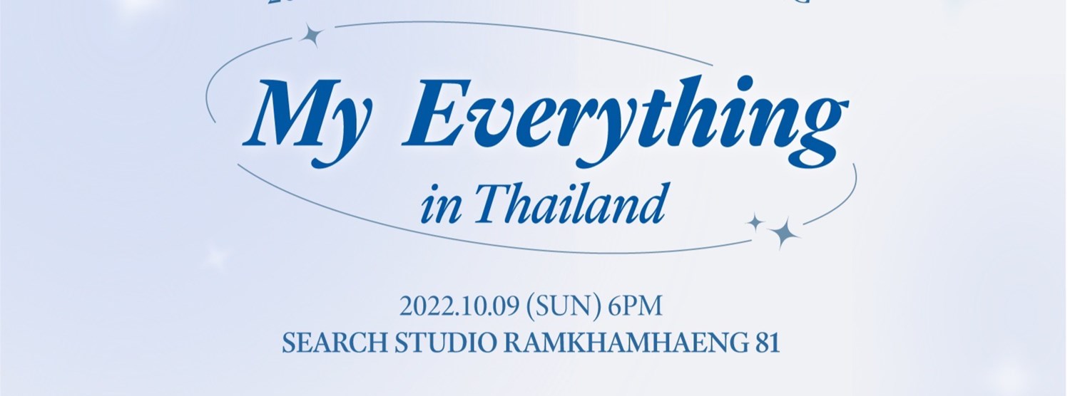 2022 NA INWOO 1ST FAN MEETING MY EVERYTHING IN THAILAND Zipevent