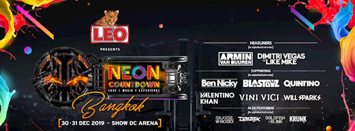 Leo Presents Neon Countdown | META Music Festival 2019 Zipevent