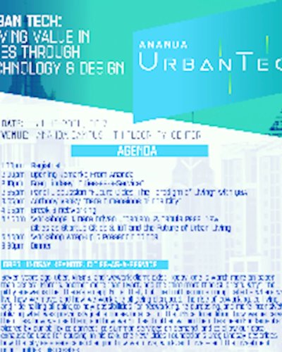 Ananda Urban Tech: Driving Value in Cities through technology and design Zipevent