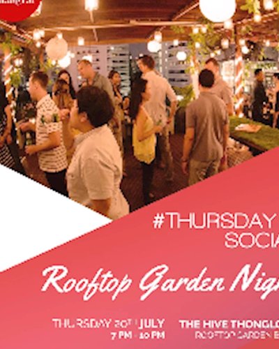 Thursday Social x Rooftop Garden Night Zipevent