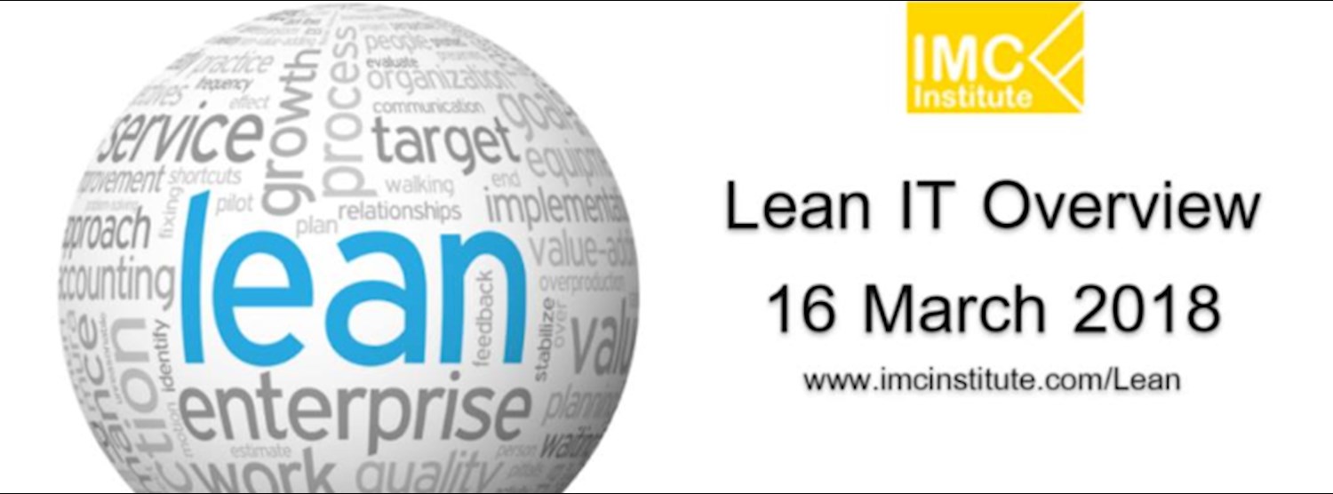 Lean IT. Overview เรียนรู้หลักการทำงานเพื่อพัฒนาและจัดการองค์กร Zipevent