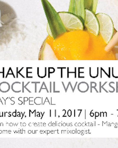 Shake up the unusual cocktail workshop Zipevent
