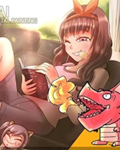 หลักสูตร วาดรูปบนคอม Digital Painting Zipevent