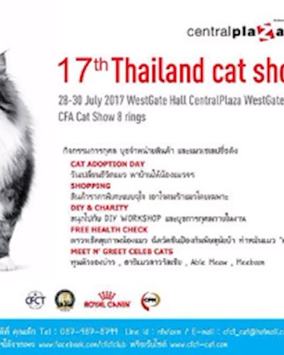 17th Thailand cat show Zipevent