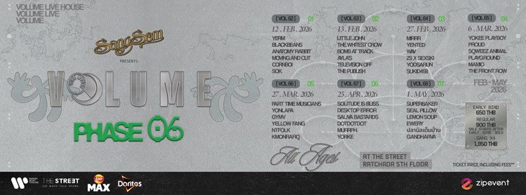 VOLUME LIVEHOUSE PHASE 6 Zipevent