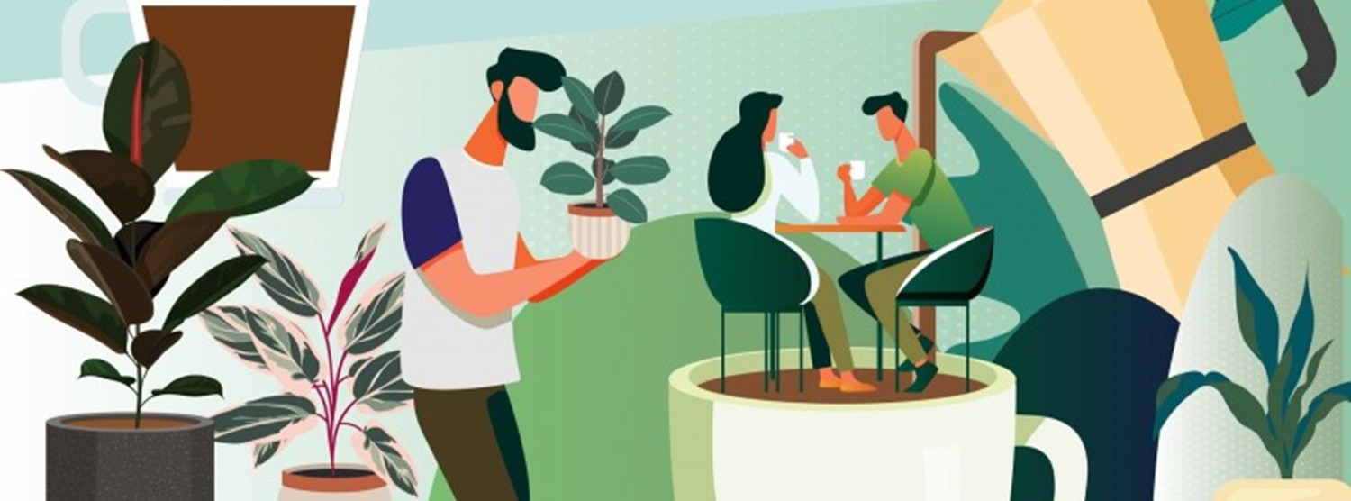 Plant & Coffee Market Zipevent