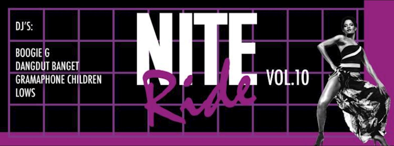 NITE RIDE VOL.10 : Modern Funk / Boogie / Disco Zipevent