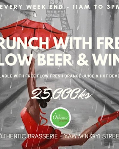Week End Brunch & Free Flow Wine/Beer Zipevent