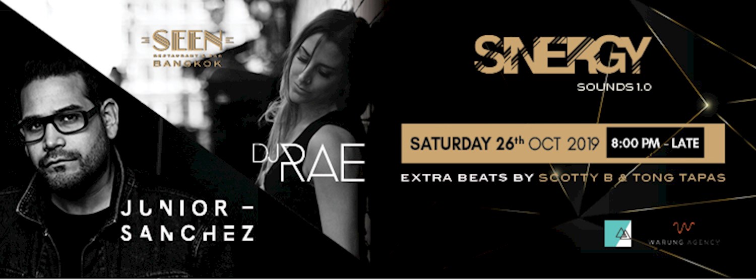 SINERGY SOUNDS 1.0 presents DJ RAE AND DJ JUNIOR SANCHEZ Zipevent