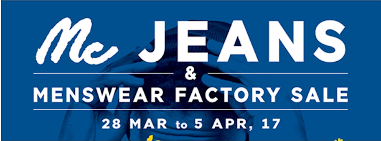 Mc Jeans & Menswear Factory Sale Zipevent