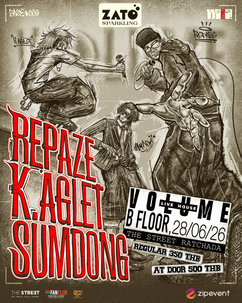 ZATO PRESENTS BASE 009 : REPAZE + K.AGLET + SUMDONG  Zipevent