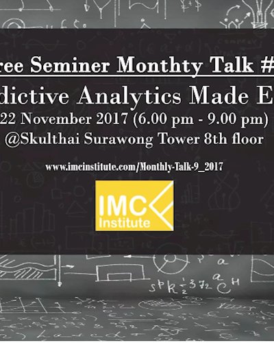 Free Seminar Predictive Analytics Made Easy Zipevent