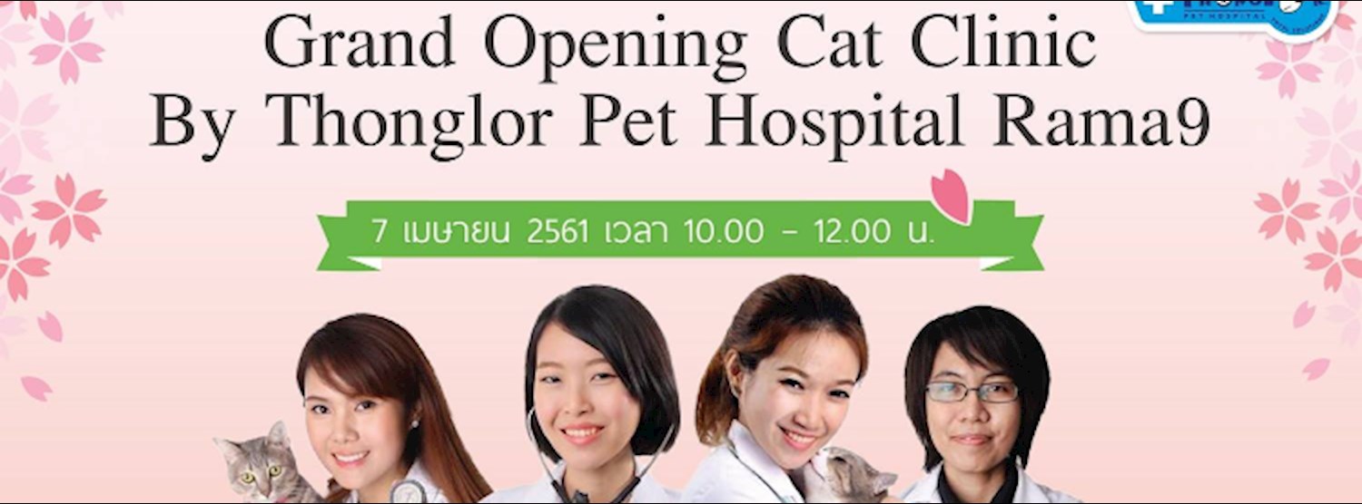 Grand Opening Cat Clinic By Thonglor Pet Hospital Rama9 Zipevent