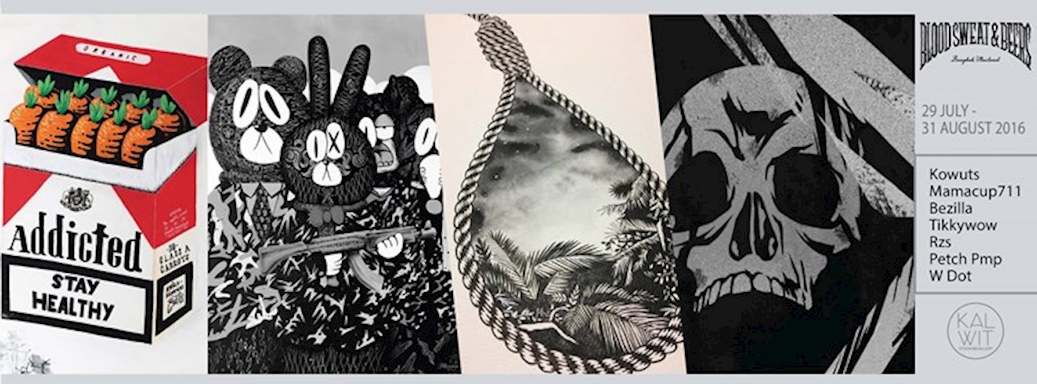 Art Exhibition: BLOOD SWEAT and BEERS Zipevent