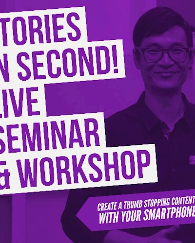 สัมมนา Stories in Seconds : Content หยุดโป้ง รุ่น 3 Zipevent