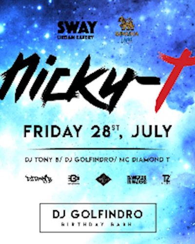 SWAY & Singha light Present DJ NICKY T. Zipevent