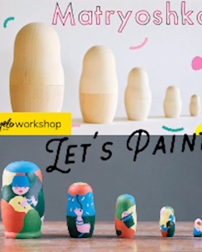  Workshop เพ้นท์ตุ๊กตาแม่ลูกดกโดยคุณจิรา Zipevent