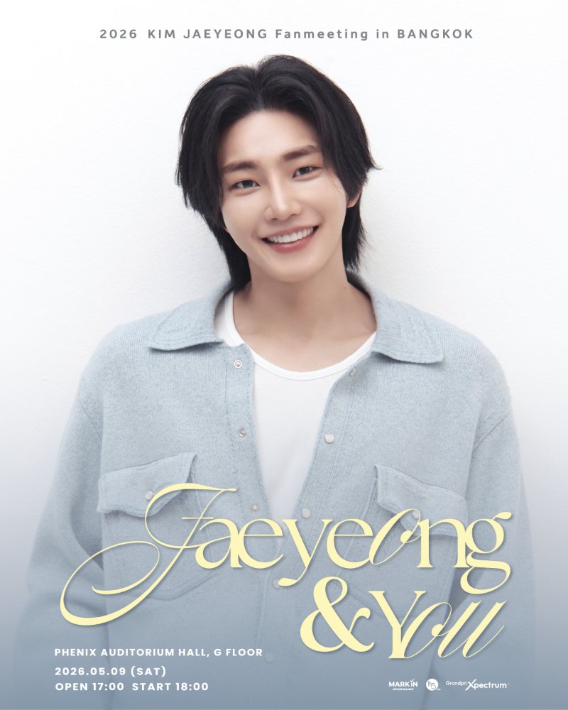 2026 KIM JAEYEONG FANMEETING IN BANGKOK <Jaeyeong & You> Zipevent