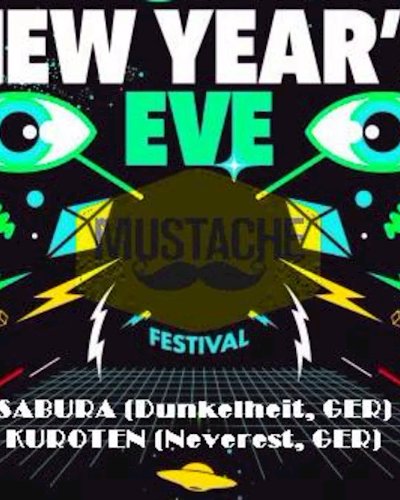 New Year's w. Sabura & Kuroten at Mustache Zipevent