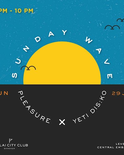SUNDAY WAVE PLEASURE X YETI DIS:KO Zipevent