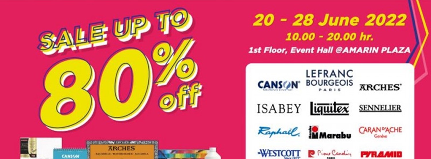 Amarin Brand Sale : HHK Art & Paper Sale Zipevent
