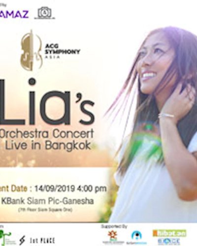 ครั้งแรกในไทย!! กับ บทเพลงจากเกมและแอนิเมชันในรูปแบบออเคสตร้าโดย “Lia” ใน “ACG Symphony Asia : Lia’s Orchestra Concert” Zipevent