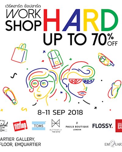 WORK HARD SHOP HARD Zipevent