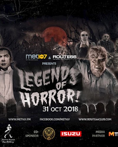 Met107 & Route66 Presents Legends Of Horror! Zipevent