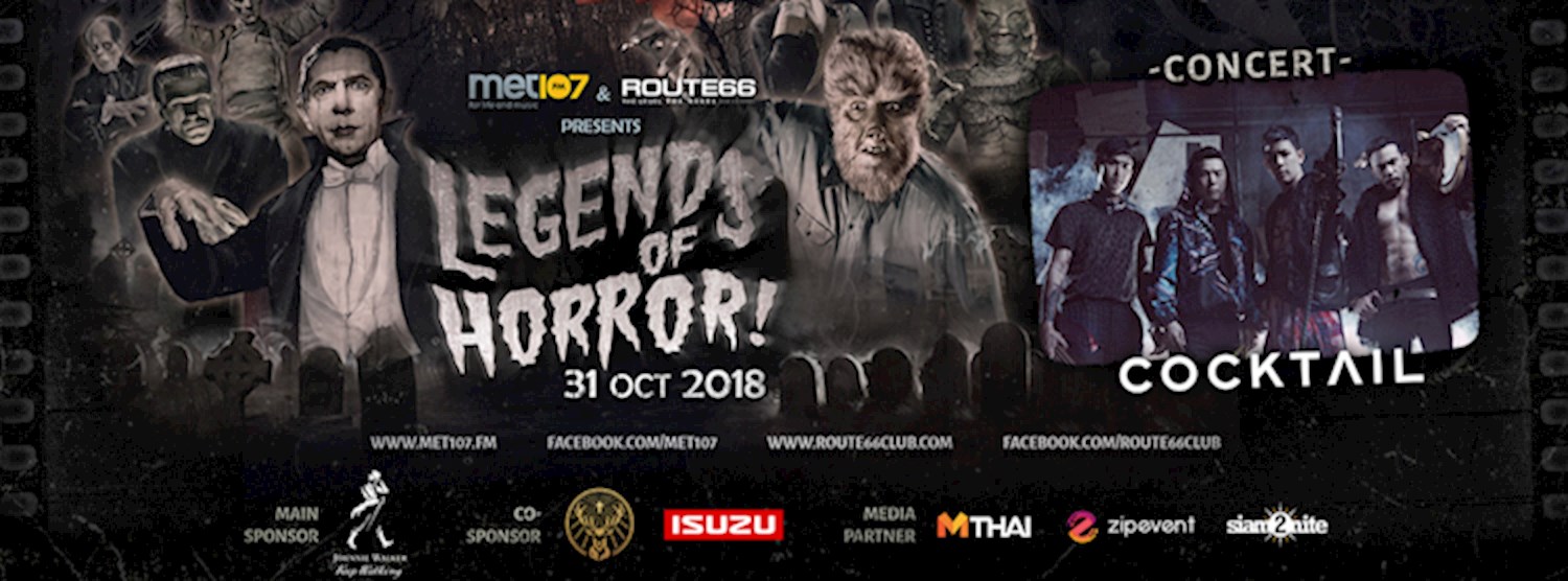 Met107 & Route66 Presents Legends Of Horror! Zipevent