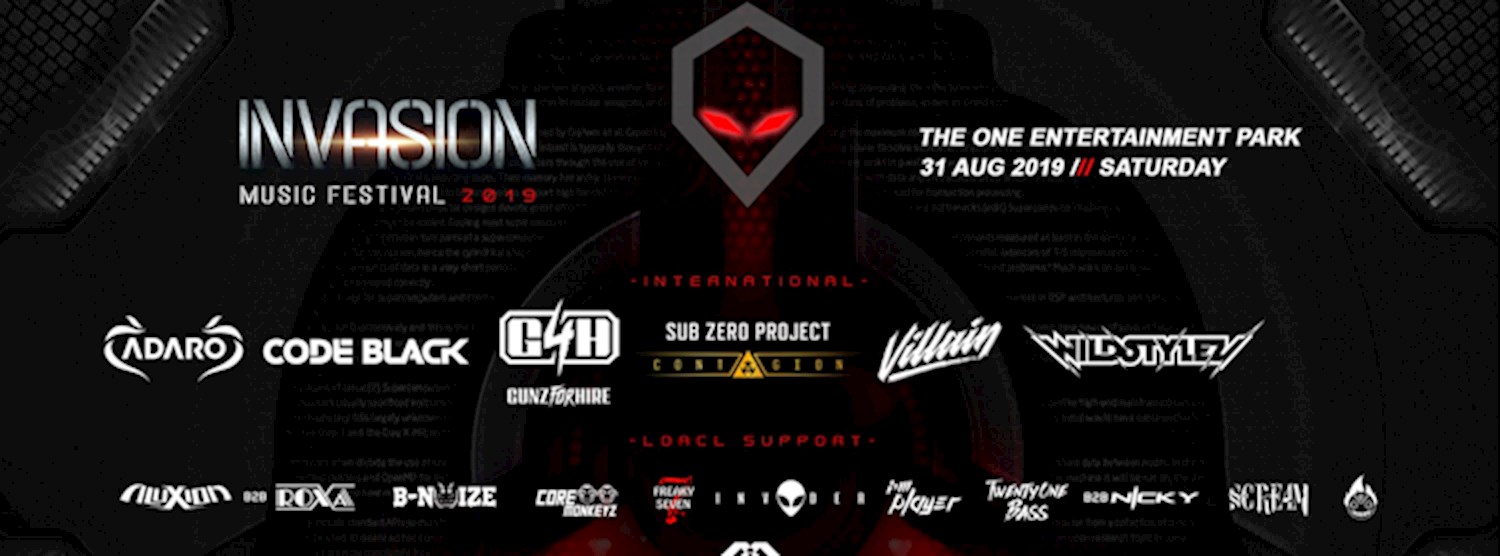 Invasion Festival 2019 Zipevent