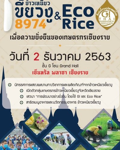 ข้าวเหนียวเขี้ยวงู 8974 & Eco Rice Zipevent