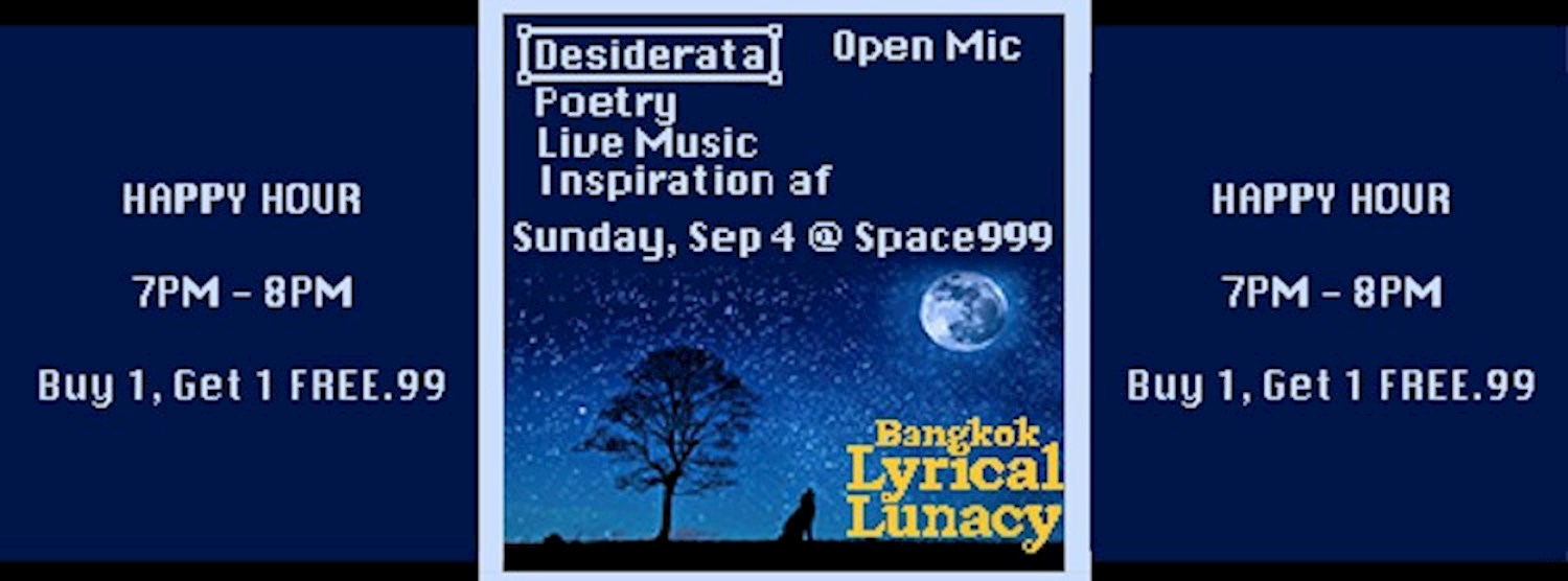 BkkLyLu Open Mic - Sept 4th, 2016 Zipevent