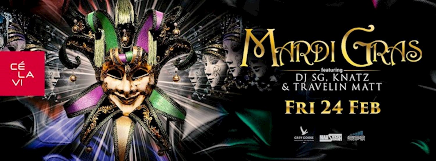 Flash Fridays pres. Mardis Gras, Feb 24th at CÉ LA VI Bangkok Zipevent