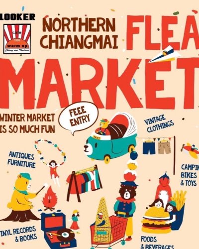 Northern Chiangmai Flea Market Zipevent