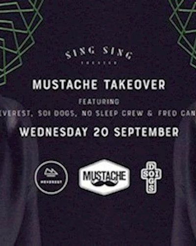 Mustache Takeover at Sing Sing Theater Zipevent