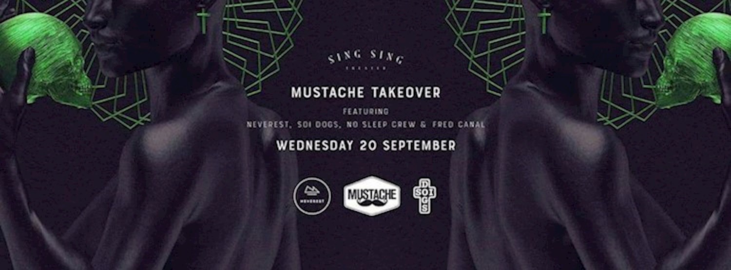 Mustache Takeover at Sing Sing Theater Zipevent