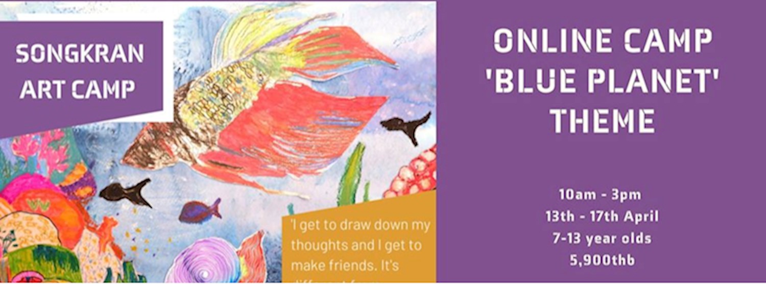 Online Songkran Art Camp for 7-13 year olds Zipevent