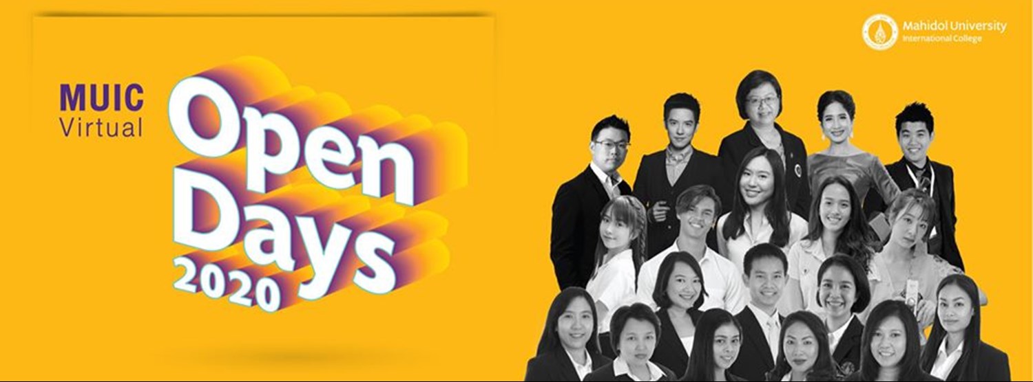 MUIC Virtual Open Days 2020 Zipevent